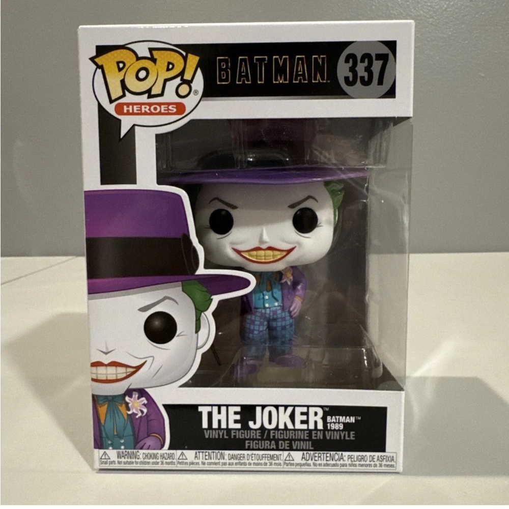 Funko Pop The Joker Batman 1989 #337 DC Comics Superheroes